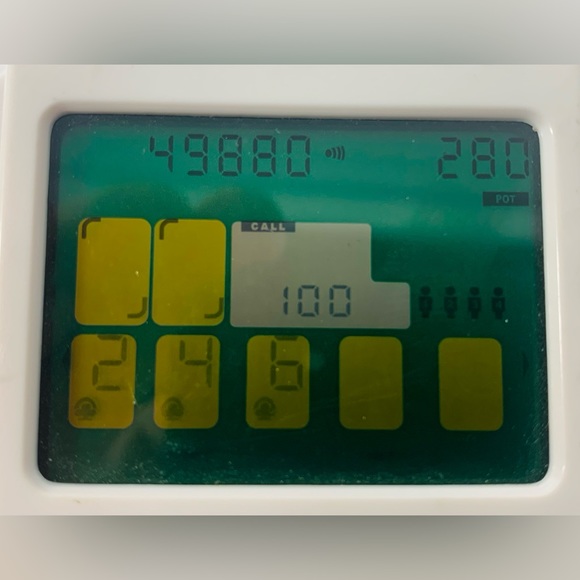 MGA Texas Hold Em Poker Handheld Electronic Game NEW BATTERIES- TESTED - Picture 9 of 9